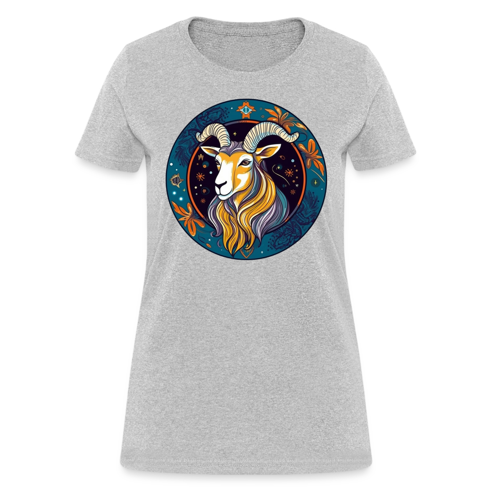 Women's Mythical Capricorn T-Shirt - heather gray