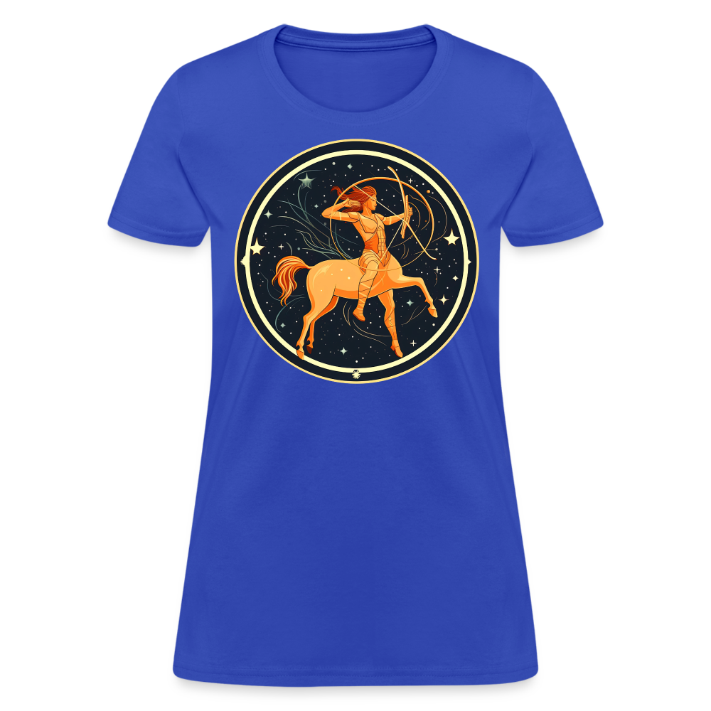 Women's Mystic Sagittarius T-Shirt - royal blue