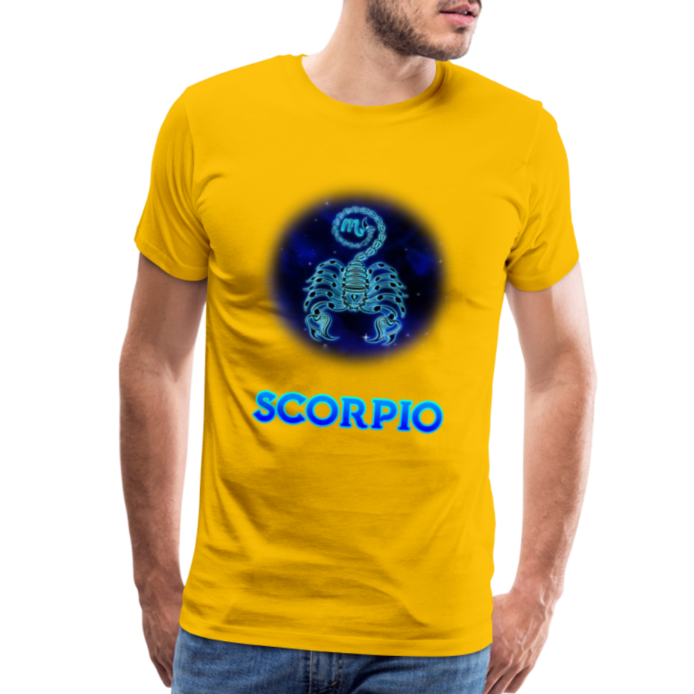 Men's Scorpio Premium T-Shirt - sun yellow