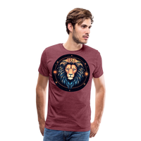 Thumbnail for Men's Magic Leo Premium T-Shirt - heather burgundy