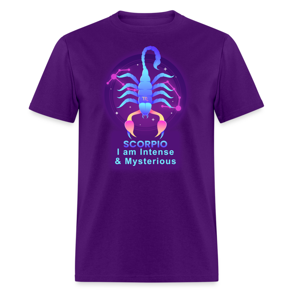 Men's Neon Scorpio Classic T-Shirt - purple