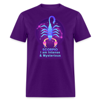 Thumbnail for Men's Neon Scorpio Classic T-Shirt - purple