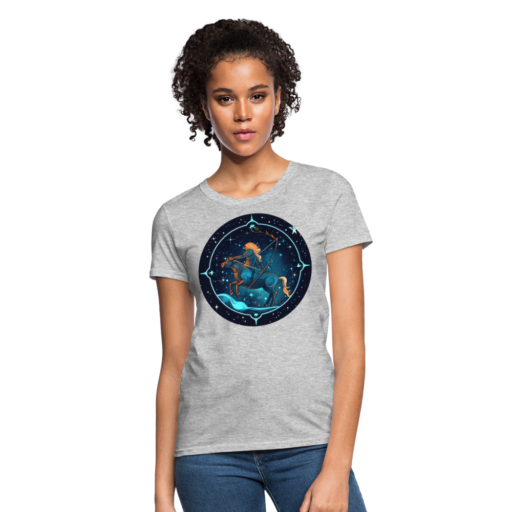 Women's Magic Sagittarius T-Shirt - heather gray