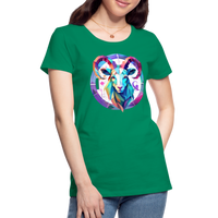 Thumbnail for Women’s Mythical Aries Premium T-Shirt - kelly green