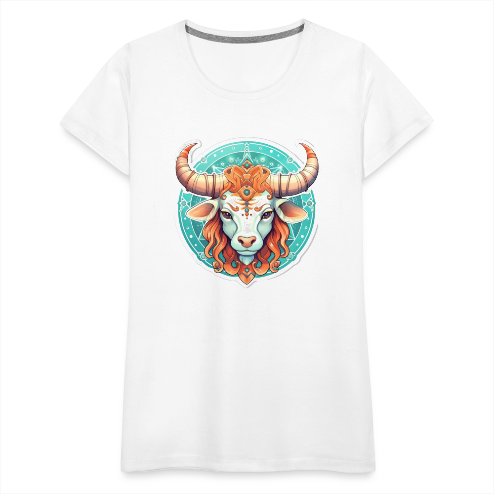 Women’s Symbol Taurus Premium T-Shirt - white