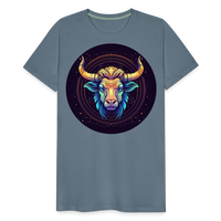 Thumbnail for Men's Magic Taurus Premium T-Shirt - steel blue