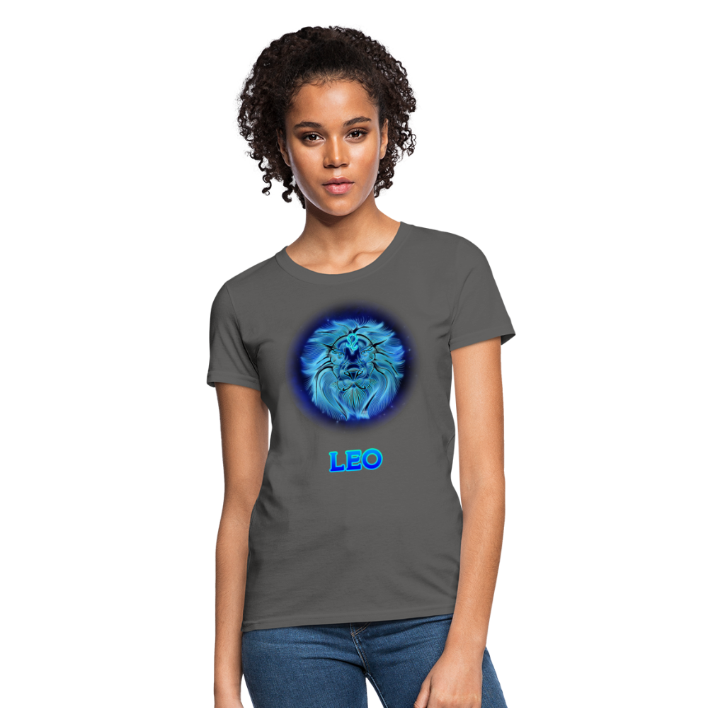 Women's Stellar Leo T-Shirt - charcoal