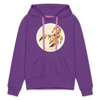 Thumbnail for Women’s Mosaic Scorpio Premium Hoodie - purple 