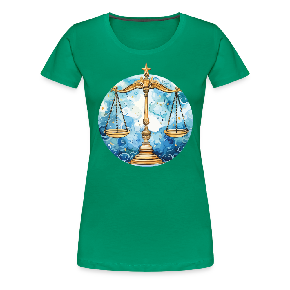 Women’sMythical Libra Premium T-Shirt - kelly green