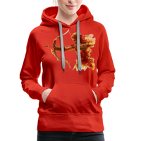 Thumbnail for Women’s Mythical Sagittarius Premium Hoodie - red