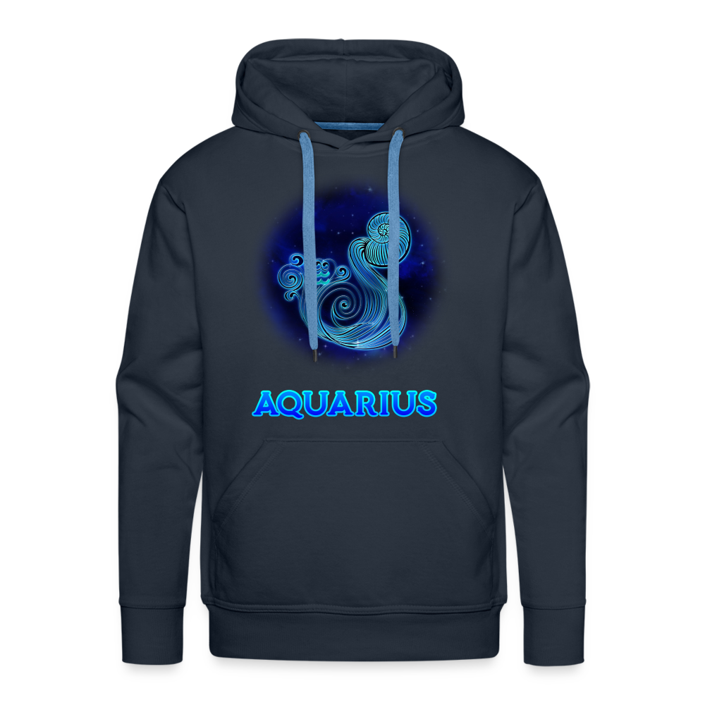 Men’s Aquarius Premium Hoodie - navy