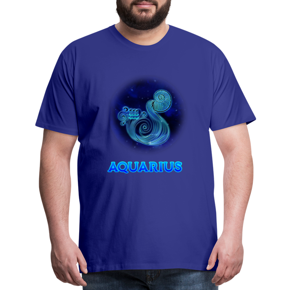 Men's Aquarius Premium T-Shirt - royal blue