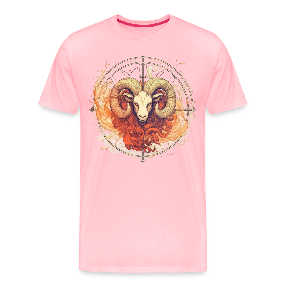 Men's Mythical Aries Premium T-Shirt - pink