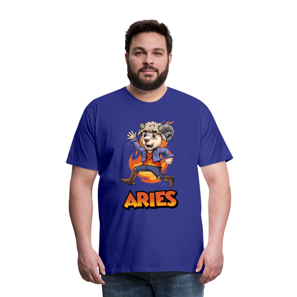 Men's Playful Aries Premium T-Shirt - royal blue