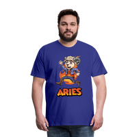 Thumbnail for Men's Playful Aries Premium T-Shirt - royal blue