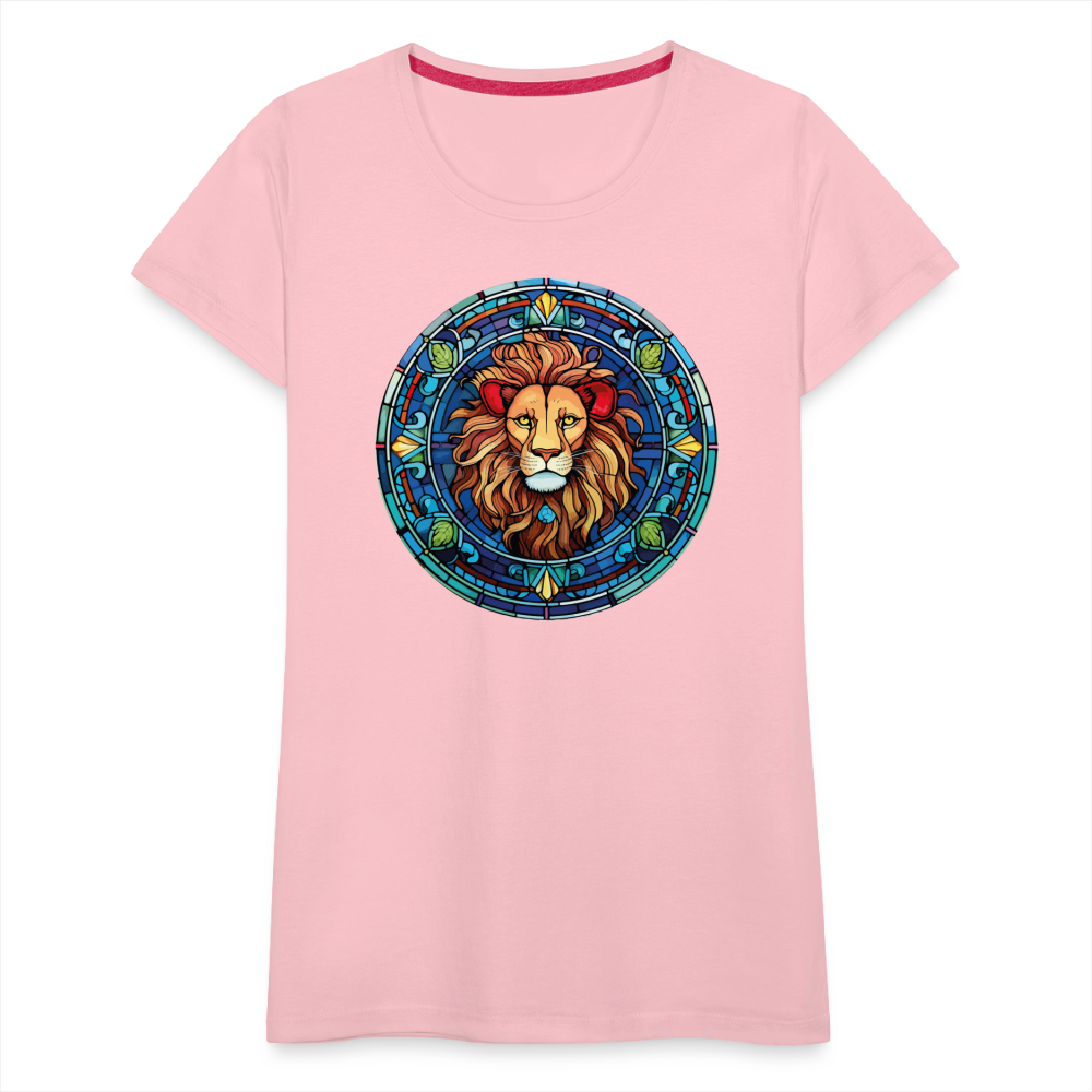 Women's Mosaic Leo Premium T-Shirt - pink