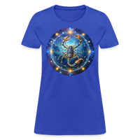 Thumbnail for Women's Symbol Scorpio T-Shirt - royal blue