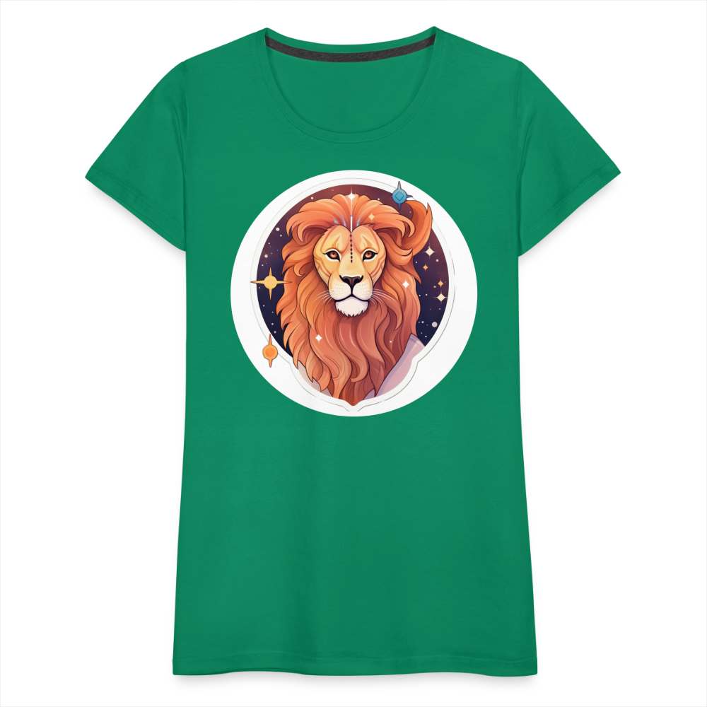 Women's Symbol Leo Premium T-Shirt - kelly green