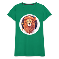 Thumbnail for Women's Symbol Leo Premium T-Shirt - kelly green