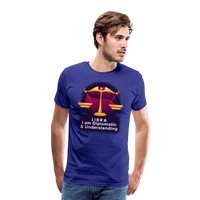 Thumbnail for Men's Glow Libra Premium T-Shirt - royal blue