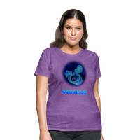 Thumbnail for Women's Stellar Aquarius T-Shirt - purple heather