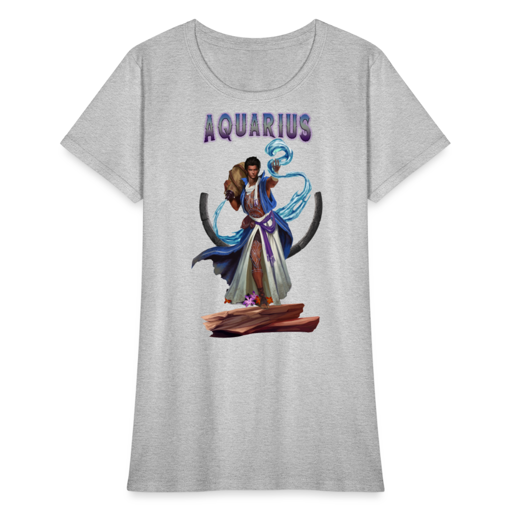 Women's Astral Aquarius T-Shirt - heather gray