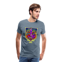 Thumbnail for Men's Psychedelic Premium T-Shirt - steel blue