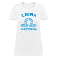 Thumbnail for Women's Power Words Libra T-Shirt - white