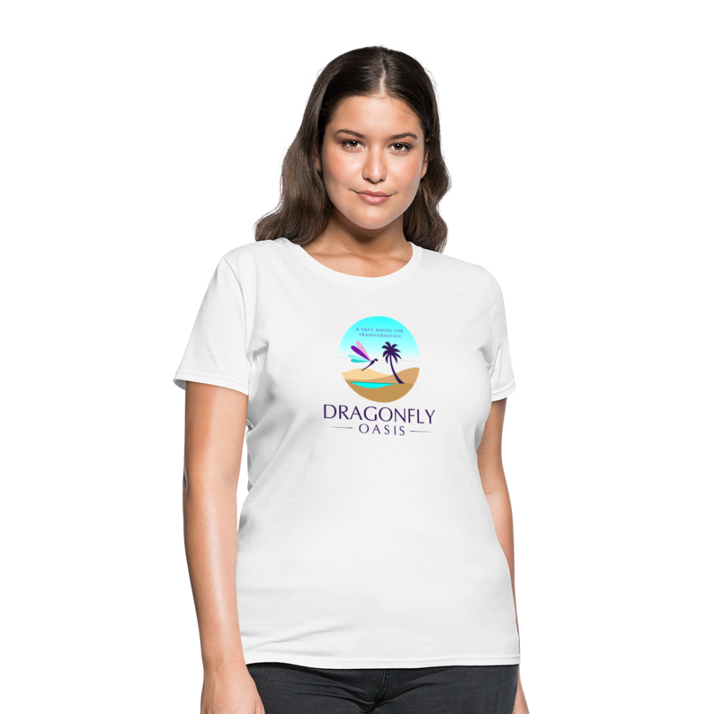 Women's Dragonfly Oasis V.1 Capricorn T-Shirt - white