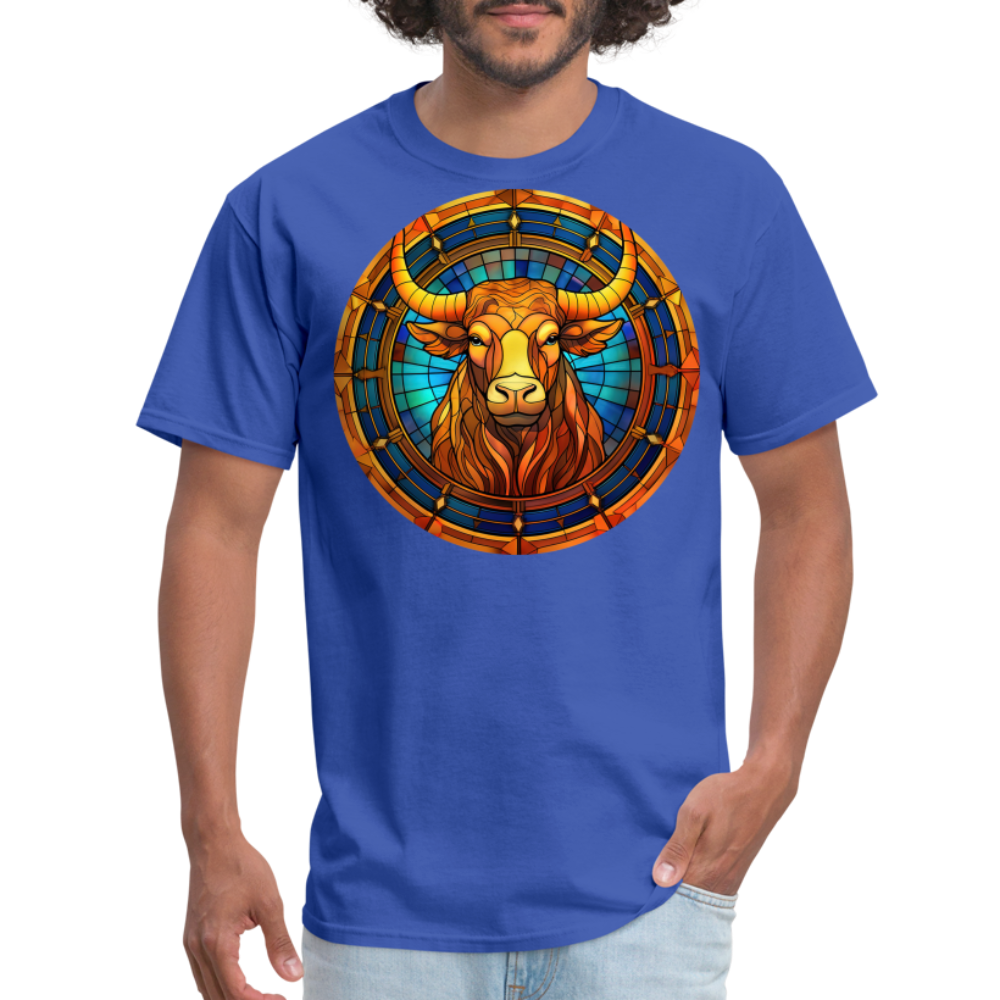 Men's Mosaic Taurus Classic T-Shirt - royal blue