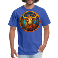 Thumbnail for Men's Mosaic Taurus Classic T-Shirt - royal blue