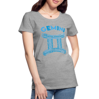 Thumbnail for Women's Power Words Gemini Premium T-Shirt - heather gray