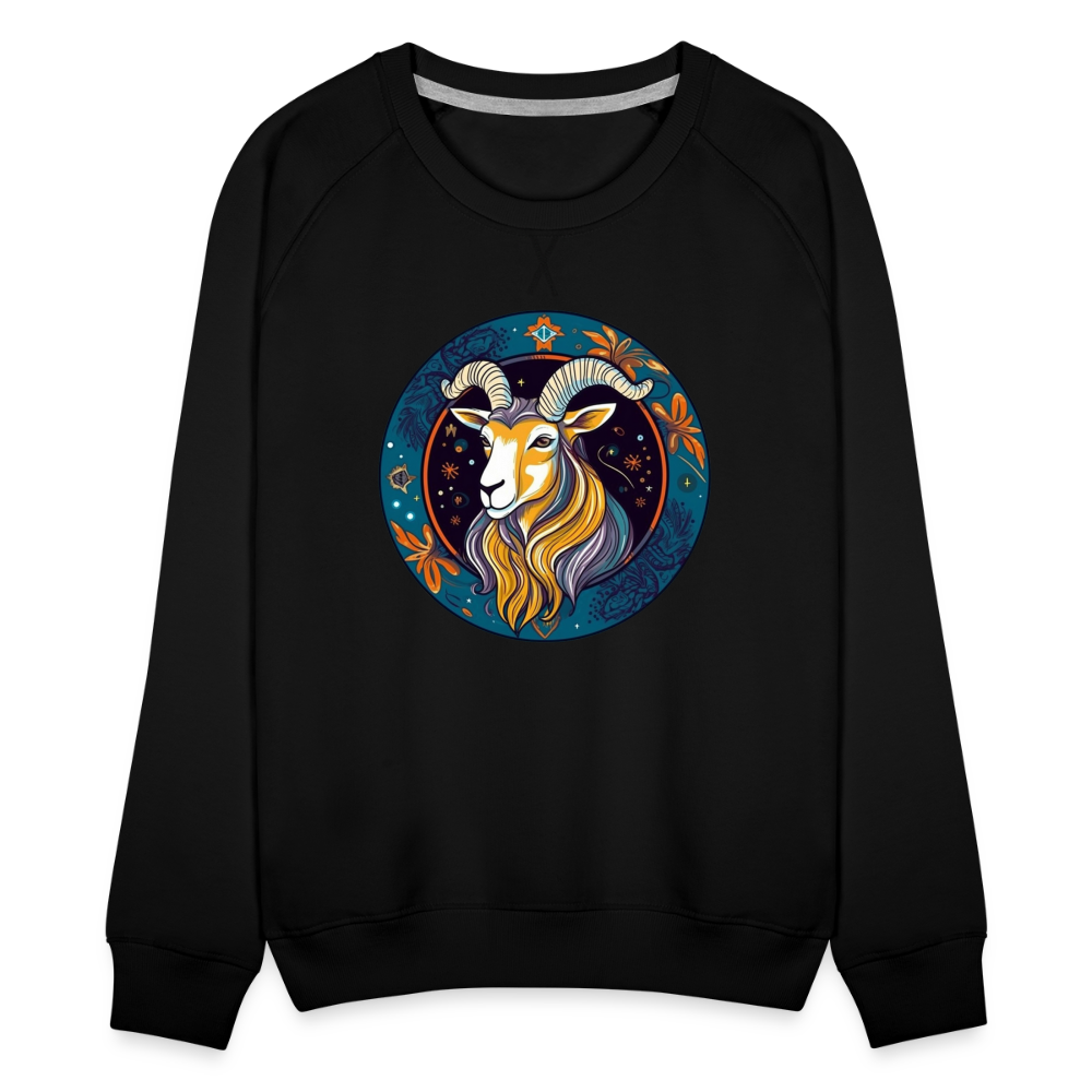 Women’s Mythical Capricorn Premium Sweatshirt - black