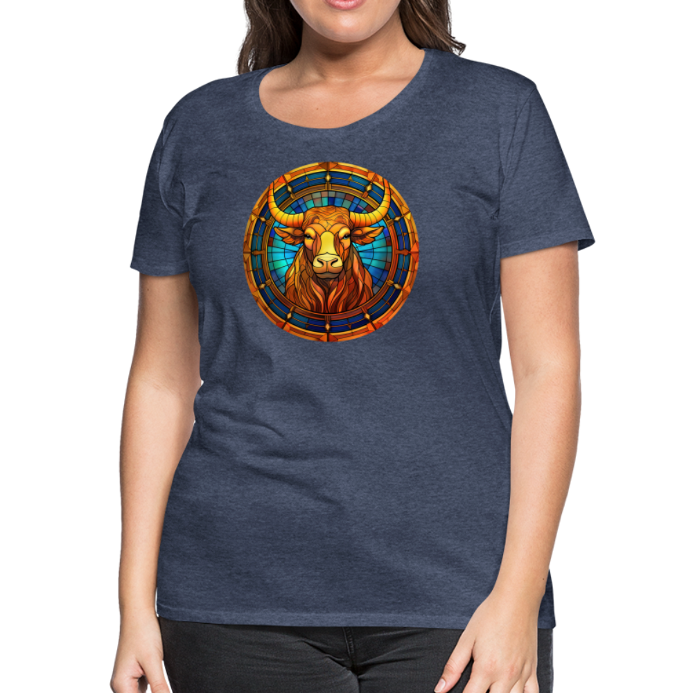 Women’s Mosaic Taurus Premium T-Shirt - heather blue