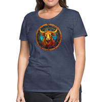 Thumbnail for Women’s Mosaic Taurus Premium T-Shirt - heather blue