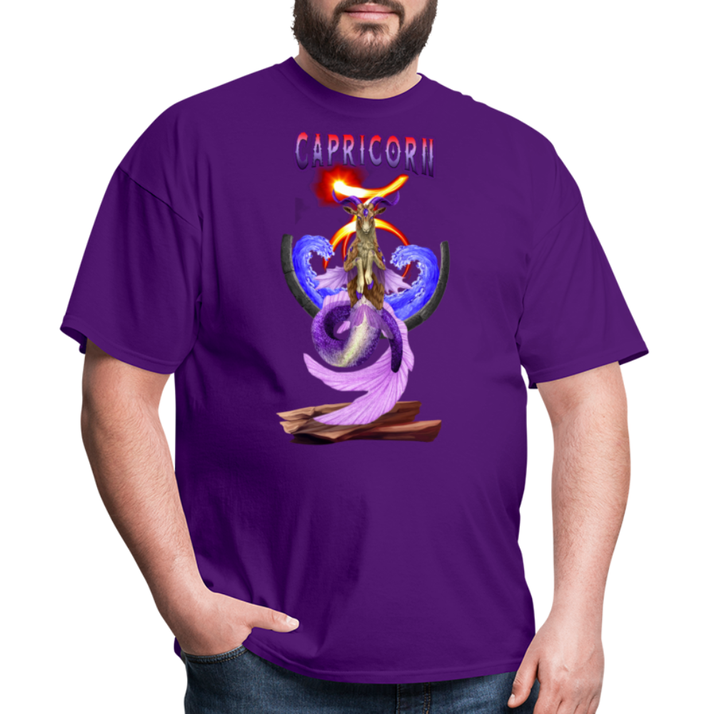 Men's Astral Capricorn Classic T-Shirt - purple