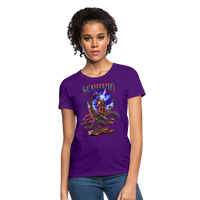 Thumbnail for Women's Astral Scorpio T-Shirt - purple