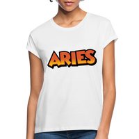 Thumbnail for Women's Aries Oneeighty Relaxed Fit T-Shirt - white