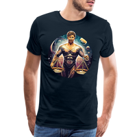 Thumbnail for Men's Mythical Libra Premium T-Shirt - deep navy