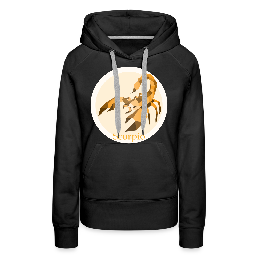 Women’s Mosaic Scorpio Premium Hoodie - black