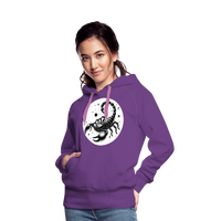 Thumbnail for Women’s Magic Scorpio Premium Hoodie - purple 