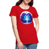 Thumbnail for Women’s Magic Gemini Premium T-Shirt - red