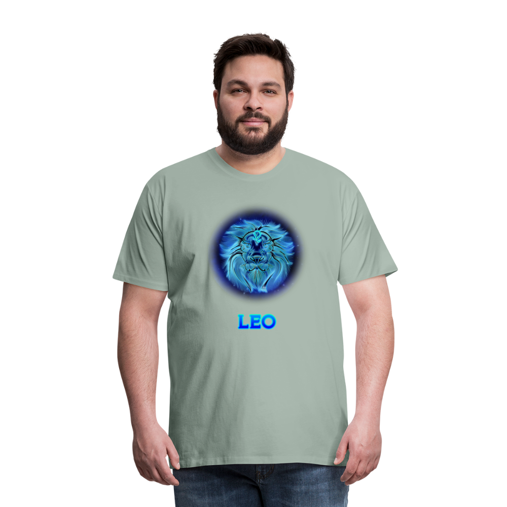 Men's Leo Premium T-Shirt - steel green