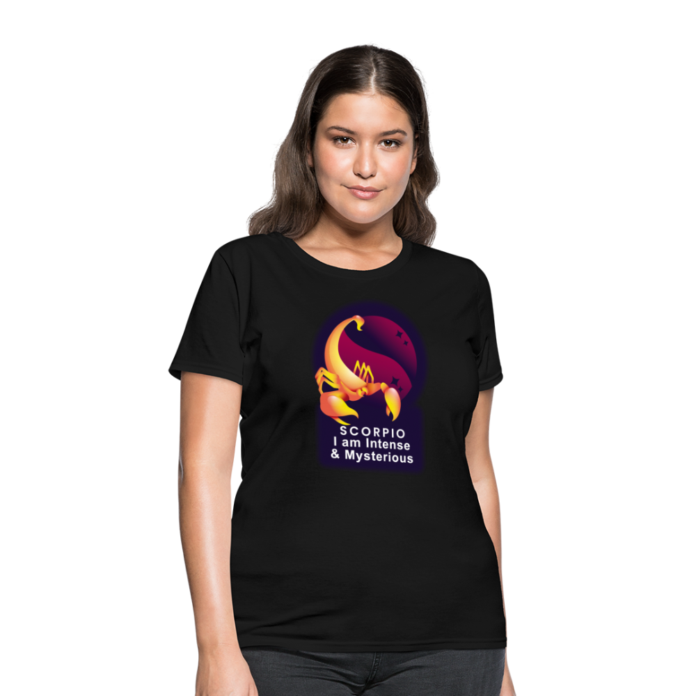 Women's Glow Scorpio T-Shirt - black