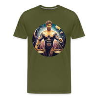 Thumbnail for Men's Mythical Libra Premium T-Shirt - olive green