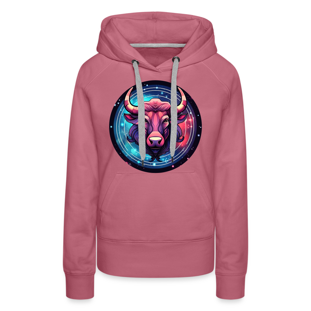 Women’s Mystic Taurus Premium Hoodie - mauve