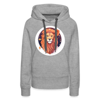 Thumbnail for Women’s Symbol Leo Premium Hoodie - heather grey