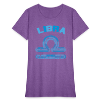 Thumbnail for Women's Power Words Libra T-Shirt - purple heather