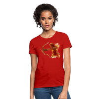 Thumbnail for Women's Mythical Sagittarius T-Shirt - red