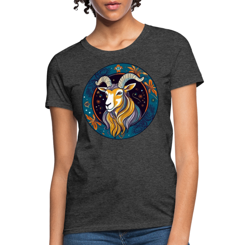 Women's Mythical Capricorn T-Shirt - heather black